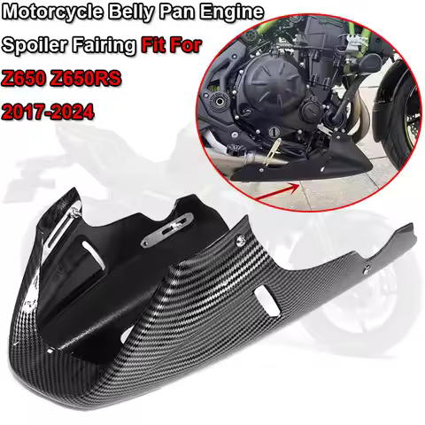 Z 650 Motorcycle Accessories Belly Pan Engine Spoiler Lower Fairing Fit For KAWASAKI Z650 Z650RS 201