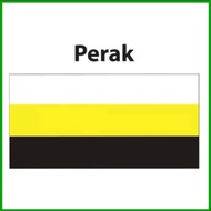 Perak Flag 3x6Ft , Bendera Perak 3x6ft , Woolen