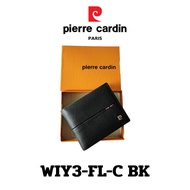 Pierre Cardin (ปีแอร์ การ์แดง) กระเป๋าธนบัตร กระเป๋าสตางค์เล็ก  กระเป๋าสตางค์ผู้ชาย กระเป๋าหนัง กระเป๋าหนังแท้ รุ่น WIY3-FL-C พร้อมส่ง ราคาพิเศษ