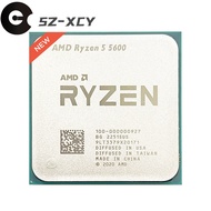 AMD Ryzen 5 5600 R5 5600 3.5 Ghz 6-Core 12-Thread CPU Processor 7NM L3=32M 100-000000927 Socket AM4 New And Without Cooler