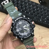tali jam ✢G SHOCK MUDMASTER ARMY DIGITAL ANALOG WATCH (805)