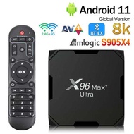 X96 Max + Ultra Amlogic S905x4 8K Android Bluetooth Dual-Band TV Box Player