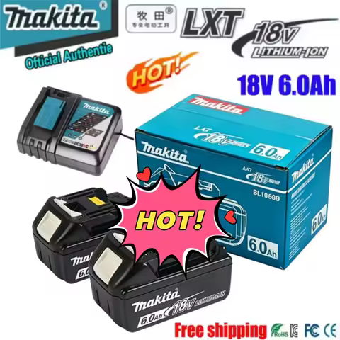 Makita 18V 6Ah Lithium Battery Genuine Replacement for DTW700 DAS180 DHP487 DTD173 DHG181Z Electric 
