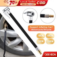 GEEBON Car Tire Inflator Hose Locking Air Chuck Inflatable Air Pump Tyre Extension Tube Adapter