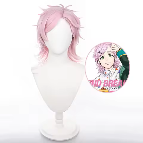 Anime WIND BREAKER Mitsuki Kiryu Cosplay Wig Short Pink Hair Furin High School Bofurin's Vaisravana 