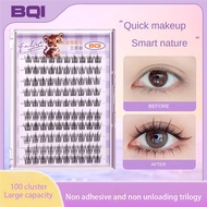 BQI   Glue-free False Eyelashes  Natural Eyelash Extensions Thicken Curl Eyelash Long-lasting