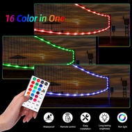 New luminous volleyball net light string outdoor waterproof luminous volleyball net RGB17Color badmi