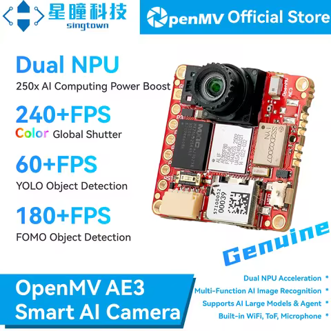 OpenMV AE3 Cam Genuine SingTown Intelligent Machine Vision AI Smart Camera YOLO Object Detection Col