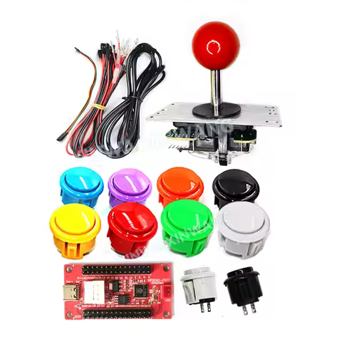 Arcade Controller Copy SANWA Diy Kit 8 Way Joystick Button Raspberry Pi Pico Zero Delay Usb Boar For