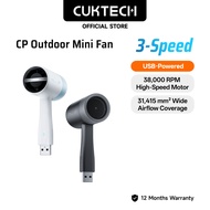 CUKTECH Mini Outdoor USB Handheld Fan 3 Speed Levels Powerbank Compatible Kipas Portable