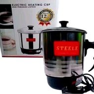 Electric Mug Electric Kettle/ 12CM Electric Heating Cup Electric Mug Cooking Glass Electric Kettle M