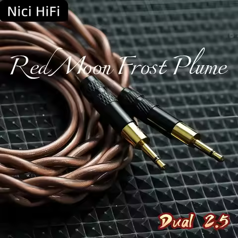 Nici HiFi-20 2 Core Headphone Cable 1 to 2 Jack Dual 2.5 4.4mm/XLR Upgrade Cable For HIFIMAN DENON R