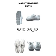 KASUT GETAH BOWLING PUTIH