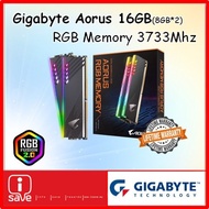 GIGABYTE AORUS RGB 16GB (2x8GB) DDR4 3733MHZ GAMING PC DESKTOP RAM ( GP-ARS16G37 )