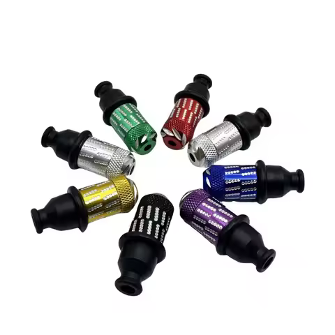 8pcs 4pcs wholesale Best Seller Fashionable Metal carving Snuff pipe Multicolor Snuff tube tobacco p