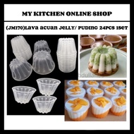 LAVA(JM170)24pcs pack/Mini Puding Mould/acuan kek/acuan puding/Mini Jelly Mould/Agar-Agar/Jelly/Pudi