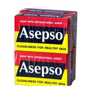 Asepso Original Soap Bar 80 g. (Pack of 4 bars)