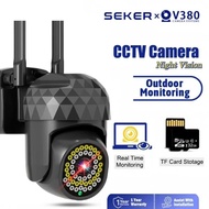 SEKER Outdoor Cctv V380 Pro Outdoor Full View Monitoring Tanpa Kabel