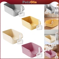 PETSOLA Open Litter Box, Semi-closed Litter Box, Takeaway Litter Box, Cat Litter