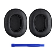 Replacement Genuine Leather Ear Pads for ATH MSR7 M50X Headphones Compatible with HyperX Cloud & Clo