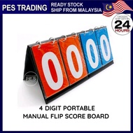 PAPAN PENGIRAAN MARKAH 2 ANGKA & 4 ANGKA / 2 DIGIT & 4 DIGIT MANUAL FLIP SCORE BOARD