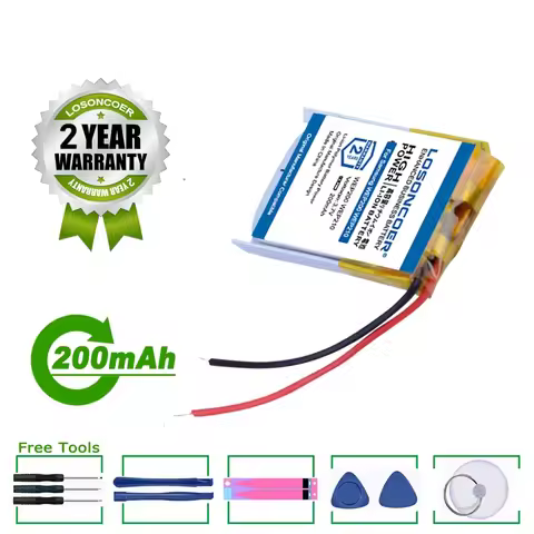 LOSONCOER Battery 200mAh 501220 051220 WEP200 WEP210 WEP301 Bluetooth Headset 3D glasses