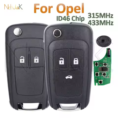 Remote Car Key for Opel Vauxhall Adam Astra J Cascade Corsa E Insignia Karl Mokka Zafira C 315 433 M