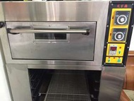 二手 烤箱 專業 訂製 一板 單層單盤烤箱 40*60 + 下層出爐架 8層出爐架子 贈 手套、烤盤、盤籃、高鋼盤