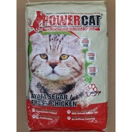 POWER CAT CHICKEN / KITTEN 7KG CAT FOOD MAKANAN KUCING BRAND POWER CAT 7KG AYAM / ANAK KUCING MAKANAN KUCING MURAH