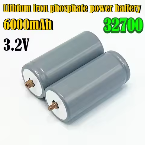 Brand new 32700 lithium iron phosphate power battery large capacity 6000mAh 3.2V Lifepo4 rechargeabl