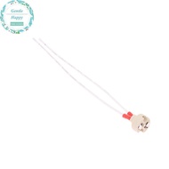 GentleHappy 5Pcs GU5.3 MR16 Lamp Holder G5.3 Enhanced Europe Lamp Base Round Socket 15CM Ceramic Lam