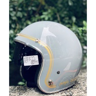 KK Safety Helmet, K806 (S)/806, J5 Double Line Sunglasses Retro Hat, Cement Gray