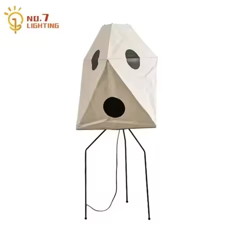 Japanese Design Akari Noguchi Yong Table Lamp LED E27 Rice Paper Desk Lights for Living/Model Room B