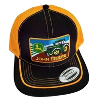 USA Vintage Trucker Cap John Deere 2 color Big Patch