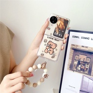 เคส OPPO Find N3 Flip สำหรับ OPPO Find N3 Flip (CPH2519)【เคสโทรศัพท์มือถือแบบแข็ง ฝาพับ ลายการ์ตูนหม