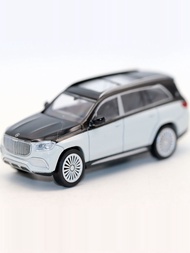 PARA 1/64 Maybach Maybach GLS 600 SUV Car Model Alloy Car Collection Ornaments