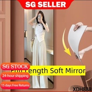 【SG stock】Soft mirror Acrylic mirror wall self-adhesive acrylic full length mirror bathroom mirror toilet mirror wall paste mirror sticker fitting mirror