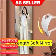 【SG stock】Soft mirror Acrylic mirror wall self-adhesive acrylic full length mirror  bathroom mirror toilet mirror wall paste mirror sticker fitting mirror