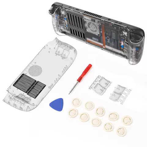 New Arrival Gaming Accessories For Steam Deck Custom Replacement Faceplate Back Plate Housing Shell 