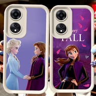 H69 Frozen White Casing for OPPO A98 A17K A58 A60 A18 A17 A38 A78 5G