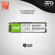 ACER FA100 512GB / 1TB M.2 PCIe NVMe SSD
