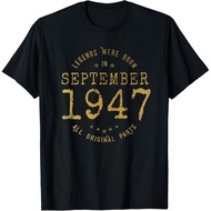 Legend Takes Place In September 1947 Birthday T-Shirt