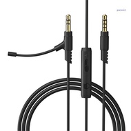 【SUIT*】 3 5mm Gaming Microphone Cable with Volume Control Pc Laptop Headphones