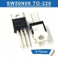 6pcs SW50N06 TO-220 50N06 TO220 50A/60V MOSFET Transistor new original