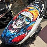 Seat COVER/MOTOR SEAT COVER VARIO NMAX AEROX SKULL MUSIC MODEL