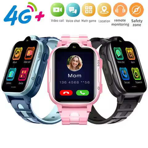 4G K15 Kids Smartwatch SOS Location Tracker HD Video Call Touch Screen IP67 Waterproof Children Smar