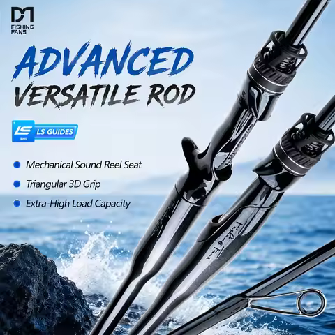 FISHINGFANS Rod L ML M LS Guide Spinning Casting Bass Pike Catfish Rod Trouts Perch 30T Carbon Fishi