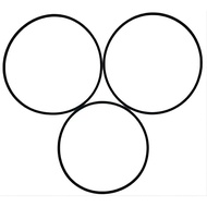 2 Drive Belts and 1 Door Belt for Sony 300 Sony 400 CD Player Belts CDP-CX300, CDP-CX335, CDP-CX350,