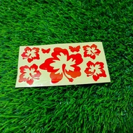 stiker BUNGA cutting stiker motif bunga untuk motor helm dan lain lain
