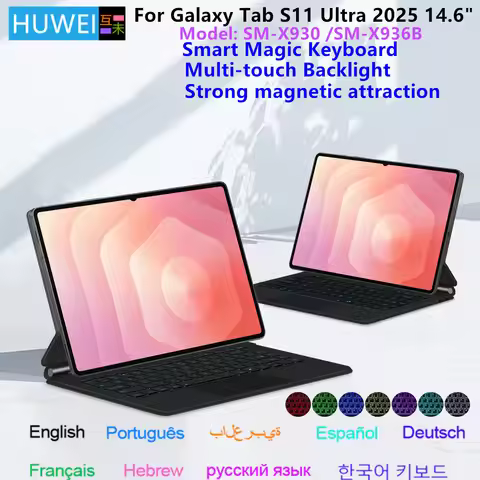 Magic Keyboard For Samsung Galaxy Tab S11 Ultra 14.6" 2025 Case For Tab S11 Ultra 14.6'' Multi-touch